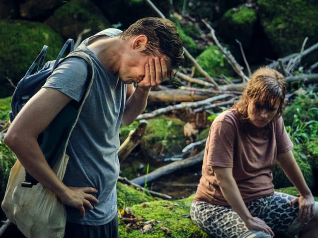 In ihrer Verzweiflung suchen Nina (Pina Bergemann) und Sven Kucher (Benjamin Lillie) im "Tatort: Die große Angst" Zuflucht in der Wildnis des Schwarzwalds.