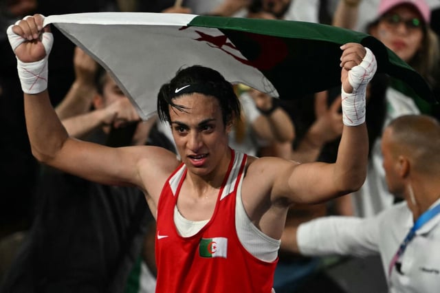 Imane Khelif gewann bei den Spielen in Paris Gold im Boxen