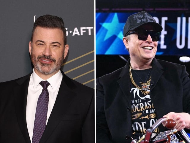 Jimmy Kimmel and Elon Musk.