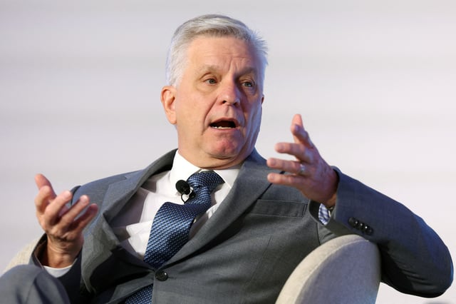 Federal Reserve Governor Christopher Waller speaks during The Clearing House Annual Conference in New York City, U.S. November 12, 2024.