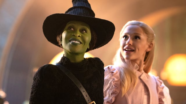 Elphaba and Glinda in Wicked