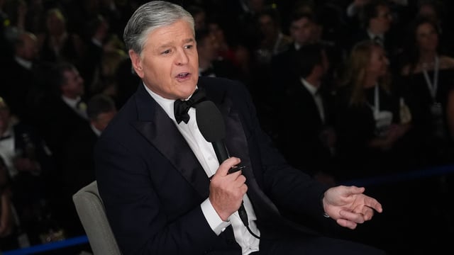 Fox News personality Sean Hannity speaks at the Commander-in-Chief Ball on January 20, 2025 in Washington, DC. 