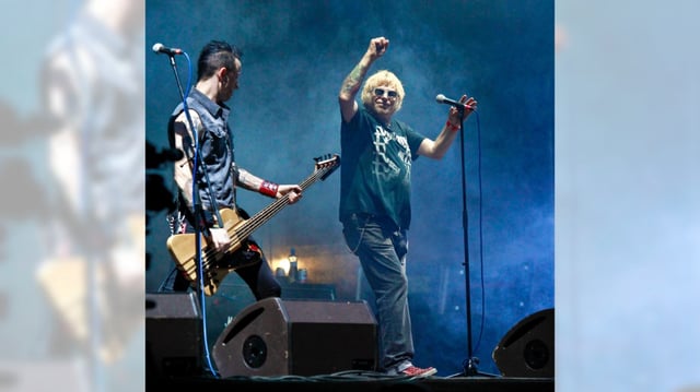 The  British band UK Subs was denied entry to the US, allegedly because they’ve criticized the US government, according to a band member. (Photo by CTK / Alamy Stock Photo)