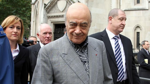 Mohamed Al-Fayed, who died in 2023, aged 94, was never charged over the allegations