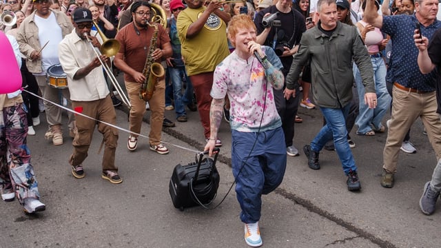 Ed Sheeran lamented the fact that last year was the first in more than 20 that there were no UK acts in the global Top Ten singles or albums chart