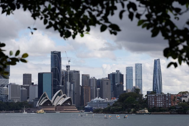 A view of the Sydney Opera House and Central Business District (CBD) skyline in Sydney, Australia, March 12, 2025. REUTERS/Hollie Adams/File Photo