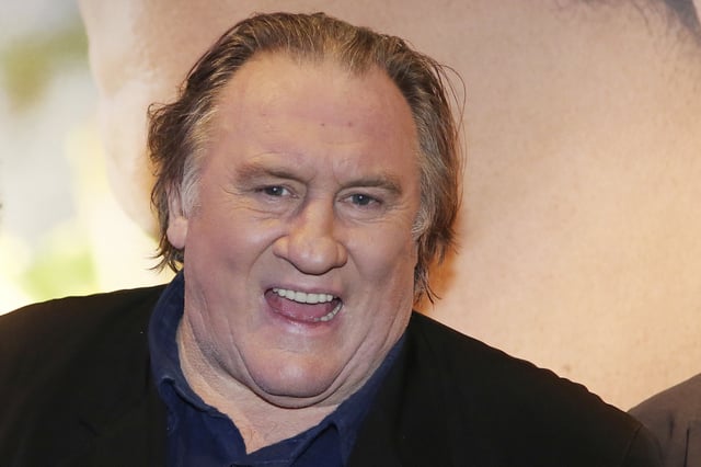 FILE - Actor Gerard Depardieu attends the premiere of the movie "Tour de France" in Paris, France, Monday, Nov. 14, 2016. (AP Photo/Thibault Camus, File)