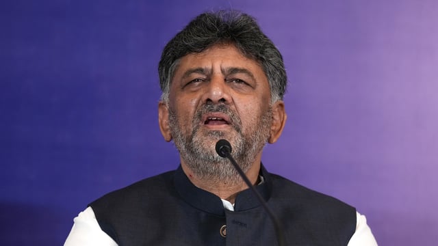 Karnataka Deputy CM DK Shivakumar. 