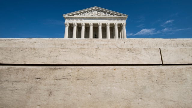 The Supreme Court building in Washington.