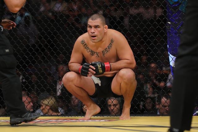 JULY 9: Cain Velasquez prepares to fight Travis Browne during the UFC 200 event at T-Mobile Arena on July 9, 2016 in Las Vegas, Nevada.