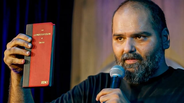 Stand-up comedian Kunal Kamra issued his first statement on the ongoing controversy.