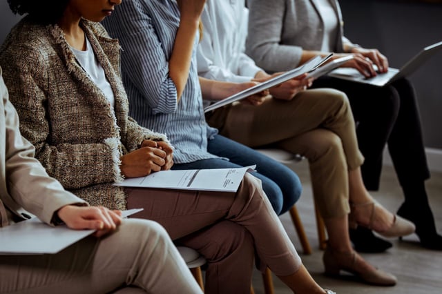 Job-search activity is surging for a subset of federal workers.