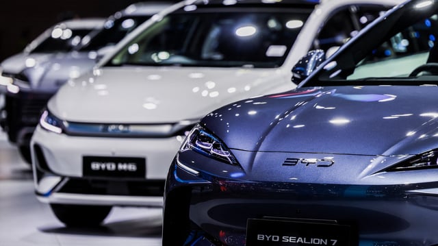 BYD a écoulé 4,2 millions de véhicules en 2024, dont 1,76 million 100 % électriques.
