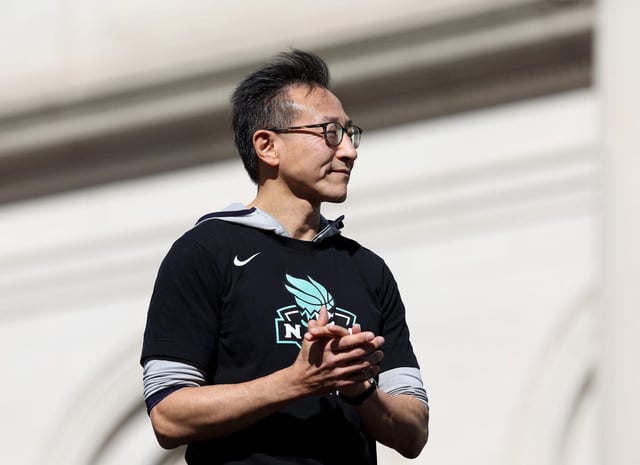 Alibaba Group chair and New York Liberty owner Joseph Tsai, pictured during the Championship ticker tape parade in October 2024.