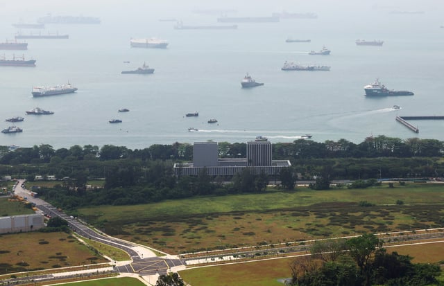 A view of a vacant plot of land at 6 Marina Green in Singapore March 25, 2025. REUTERS/Edgar Su