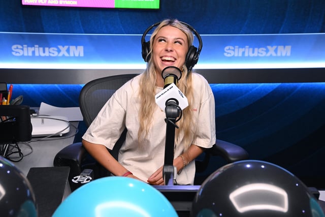 Haliey Welch appears at SiriusXM Studios on July 31, 2024 in Los Angeles, California.