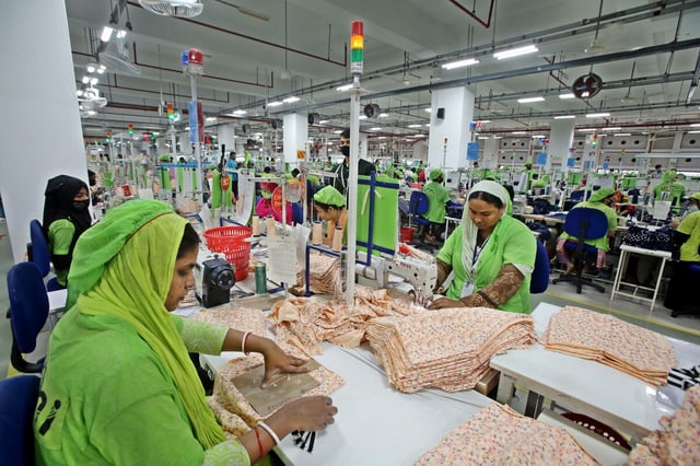 Blick in eine Textilfirma in Banghladesh