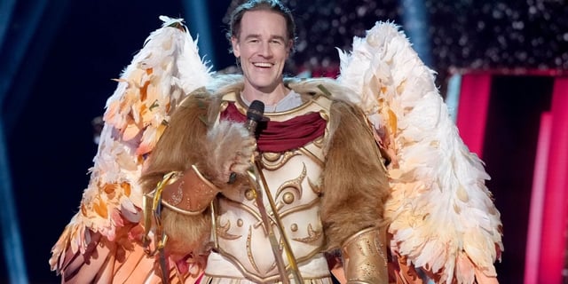James Van Der Beek is revealed to be Griffin on 'The Masked Singer' Season 13.