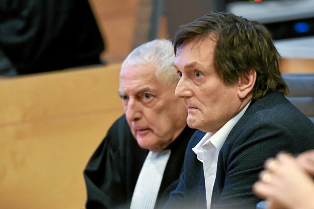L'humoriste Pierre Palmade au tribunal correctionnel de Melun, le 20 novembre 2024.
