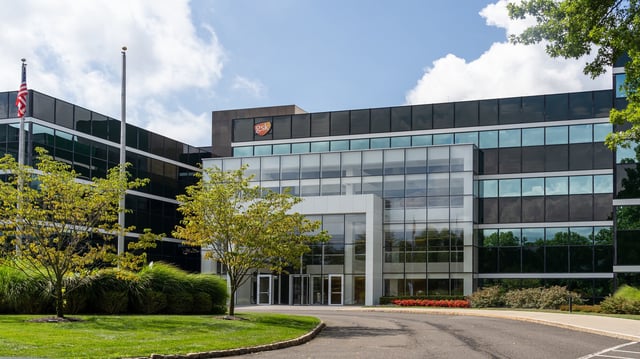 Warren, NJ, USA - August 23, 2022: GSK Consumer Healthcare office in Warren, NJ, USA. GSK plc is a British multinational pharmaceutical and biotechnology company.
