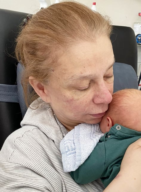 Alexandra Hildebrandt, 66, welcomed son Philipp on March 19. 