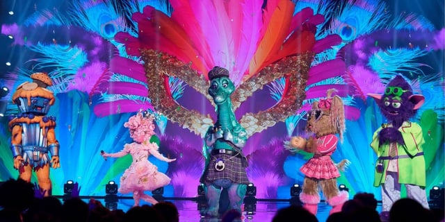 The five characters of Group C on 'The Masked Singer' Season 13.
