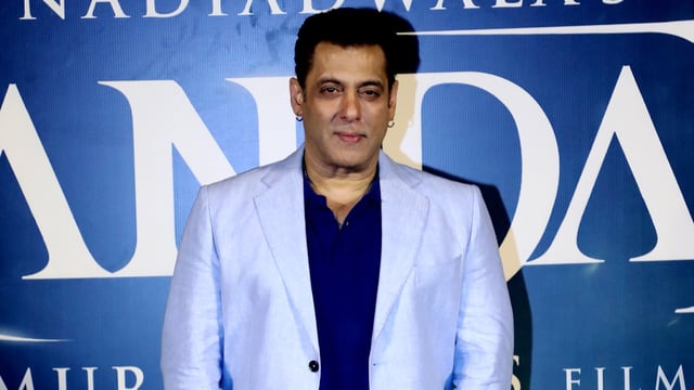 Mumbai: Bollywood actor Salman Khan during the trailer launch of the upcoming film 'Sikandar', in Mumbai, March 23, 2025. (PTI Photo) 