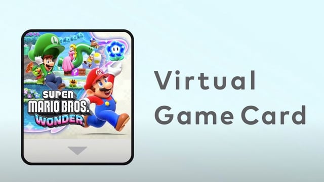 Nintendo Switch Virtual Game Card feature