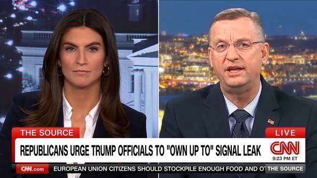 Doug Collins schooling Kaitlin Collins.