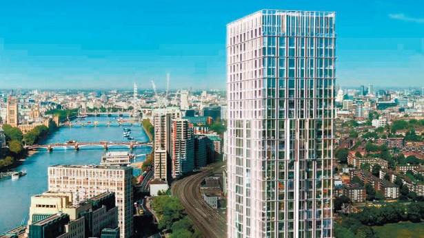 The 50-storey Aykon London One
