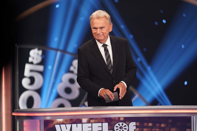 Pat Sajak on Celebrity Wheel of Fortune