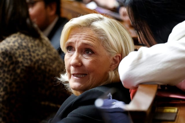 Marine Le Pen risks being disqualified from holding office