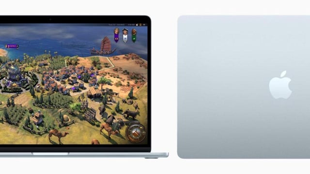 The MacBook Air’s fundamentals remain as solid as you’d expect them to. (Official photo)