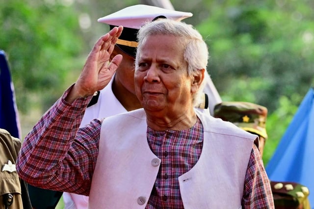 Yunus took charge of Bangladesh last August