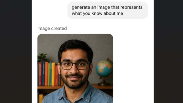 A woman's ChatGPT image request led to an unexpected surprise—AI generated an Indian man image.