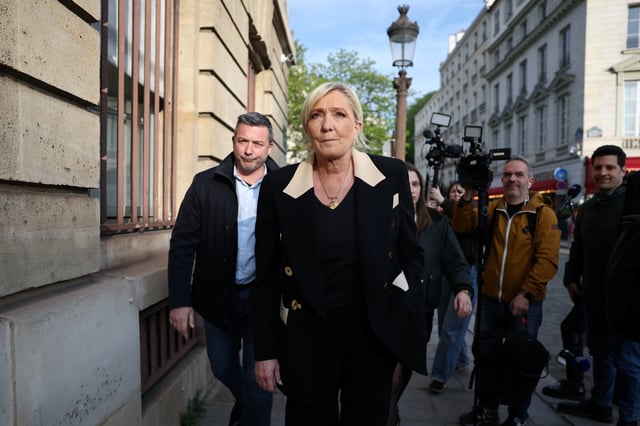 Marine Le Pen, le 25 mars 2025 à Paris.