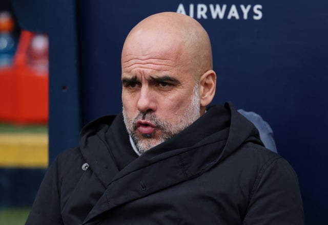 Soccer Football - Premier League - Manchester City v Brighton & Hove Albion - Etihad Stadium, Manchester, Britain - March 15, 2025 Manchester City manager Pep Guardiola before the match REUTERS/Phil Noble