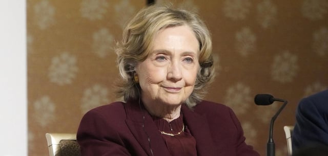 Die Ex-Präsidentschaftskandidatin und frühere First Lady Hillary Clinton von den Demokraten