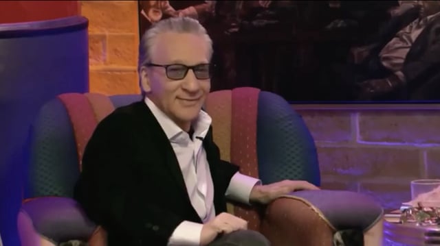 Maher looks smug as he confirms his visit to the White House.