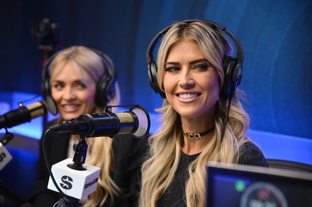 (L-R) Kylie Wing and Christina Haack appear on the &#34;Jeff Lewis Live&#34; radio show at SiriusXM Studios on January 10, 2025 in Los Angeles, California