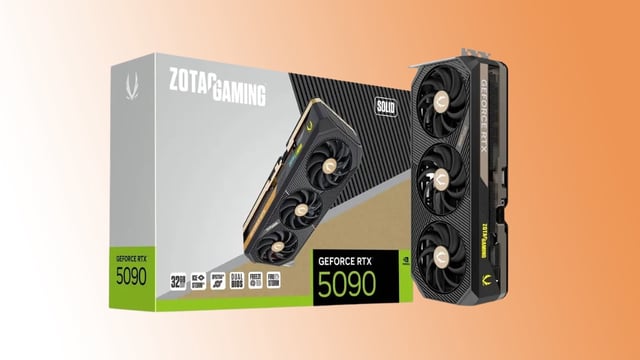 The Zotac GeForce RTX 5090 Solid graphics card