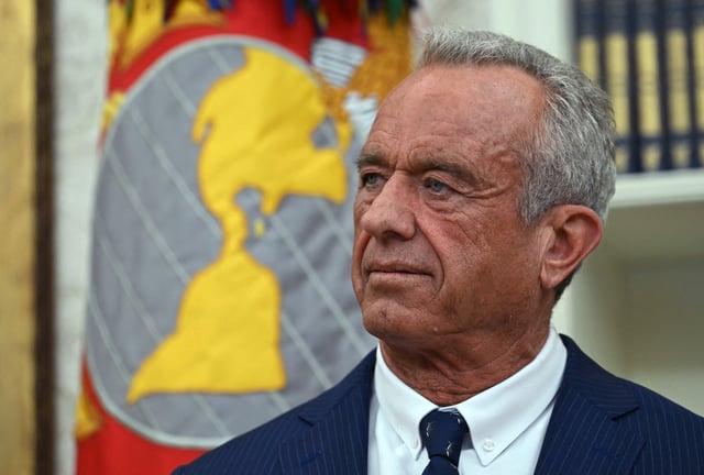 Health and Human Services Secretary Robert F. Kennedy Jr. appears for his swearing in ceremony in Washington, D.C. on February 13, 2025.