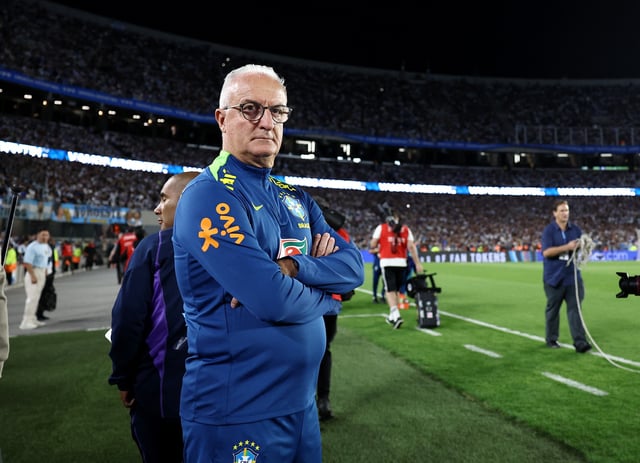 Soccer Football - World Cup - South American Qualifiers - Argentina v Brazil - Estadio Mas Monumental, Buenos Aires, Argentina - March 25, 2025 Brazil coach Dorival Junior is seen before the match REUTERS/Agustin Marcarian/File Photo