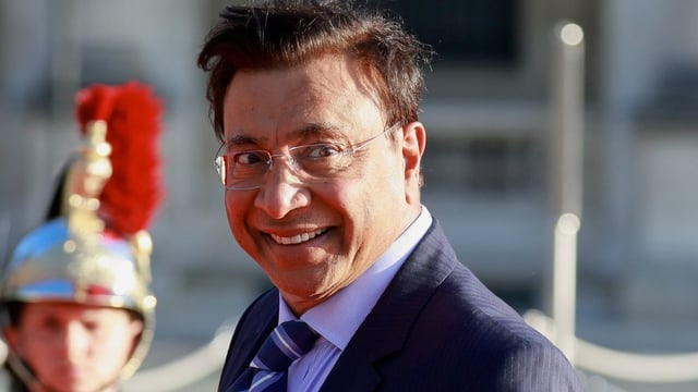 Lakshmi Mittal and his family are worth an estimated £14.9 billion
