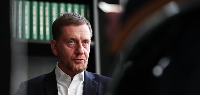 Sachsens Ministerpräsident Michael Kretschmer spricht sich für eine Lockerung der Sanktionen aus