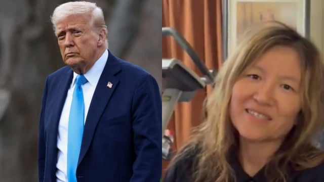 In a video shared on Trump's Truth Social account, Faye Hall is seen smiling and in apparently good health, saying: Thank you for bringing me home.