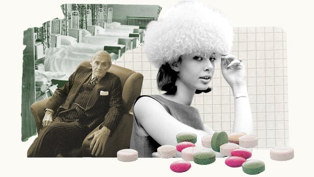 The psychiatrist William Sargant; the model Linda Keith, who was treated by Sargant