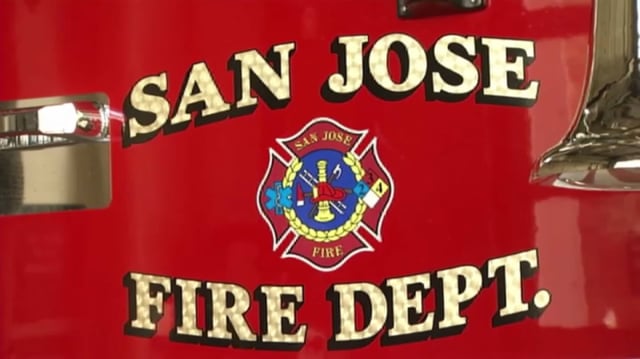 San Jose Fire Department logo.