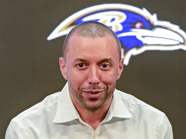 &#34;I didn&#39;t come out of or go into any opportunity looking for the next one,&#34; said new Ravens president Sashi Brown, whose football background drew much attention to his hiring.