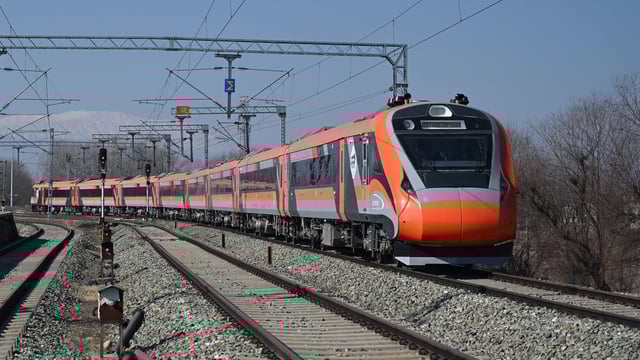 Officials said the train service between Katra and Kashmir was also approved by the Commissioner of Railway Safety.